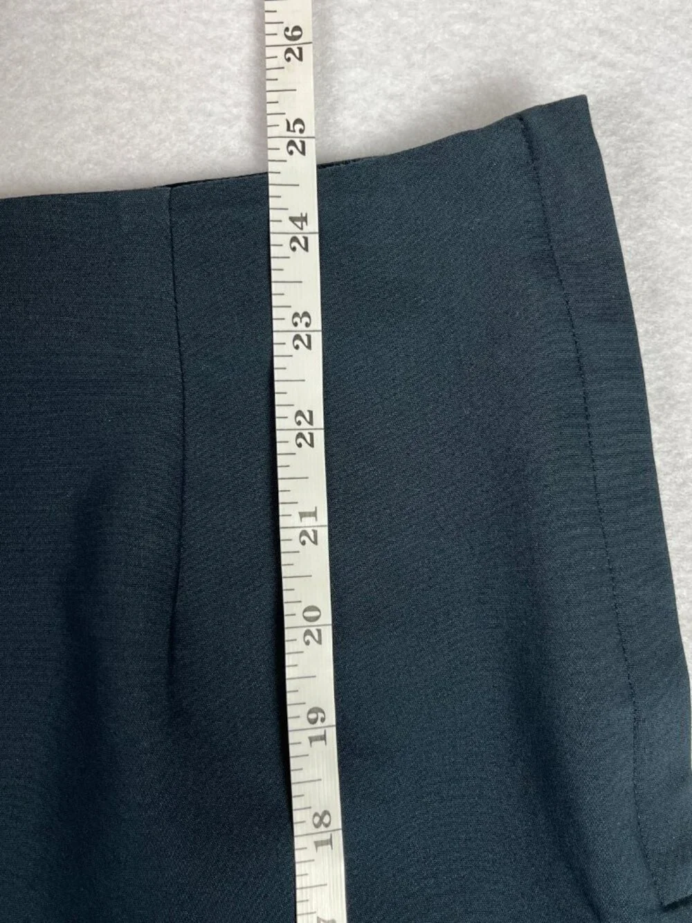 Harve Benard Pencil Skirt Women's Size 10 Navy Blue Dark Academia Office Siren